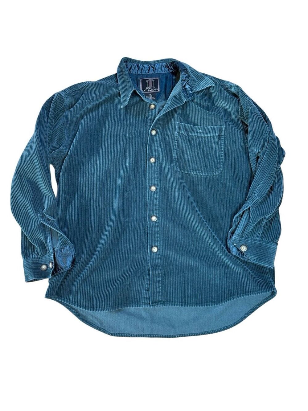 90s Vintage Phase II Jay Jacob’s Corduroy Shirt XL Green